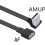 Câble d'extension USB 2.0 souple et Flexible,-1m tête droite 5