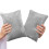 Μίνι μαξιλάρι λαιμού Memory Foam 2 τεμάχια γκρι 11" x 7" 3