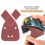 60PCS Black and Decker Mouse Sander Pads,4-Hole Hook and Loop Sanding Pads with Extra 2 Replacement Tips 5