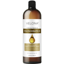 Polysorbate 20 von Velona - 32 Fl Oz | Lösungsvermittler, Lebensmittel- & Kosmetikqualität | Natürlich für Küche und Hautpflege