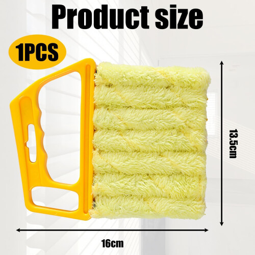 Blind Cleaning Tool with Ergonomic Handle – Efficient Dust Removal for Blinds, Shutters, and Awnings – Washable Rollers for Reusable Use 1