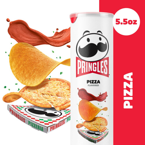 Pringles Pringles Pizza Potato Crisps, 5.5 oz 1