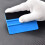 Vinyl Wrap Squeegee Applicator Professional Wrapping Sign Decal Plastic Tool Felt Edge, Blue 5
