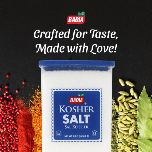 Badia Kosher Salt/Sal Kosher - (8 oz) 226.8g 1