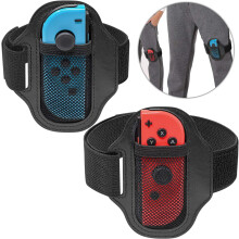 Cinghie elastiche regolabili RingFitAdventure: confezione da 2 cinghie traspiranti per Nintendo Switch, che offrono protezione confortevole e