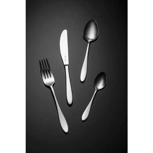 Viners Viners Tabac 18/0 Silver Stainless Steel Dessert Fork 1