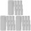 30Pcs Multi-Function Silver Metal Name Plates for Door and Decor Use 1