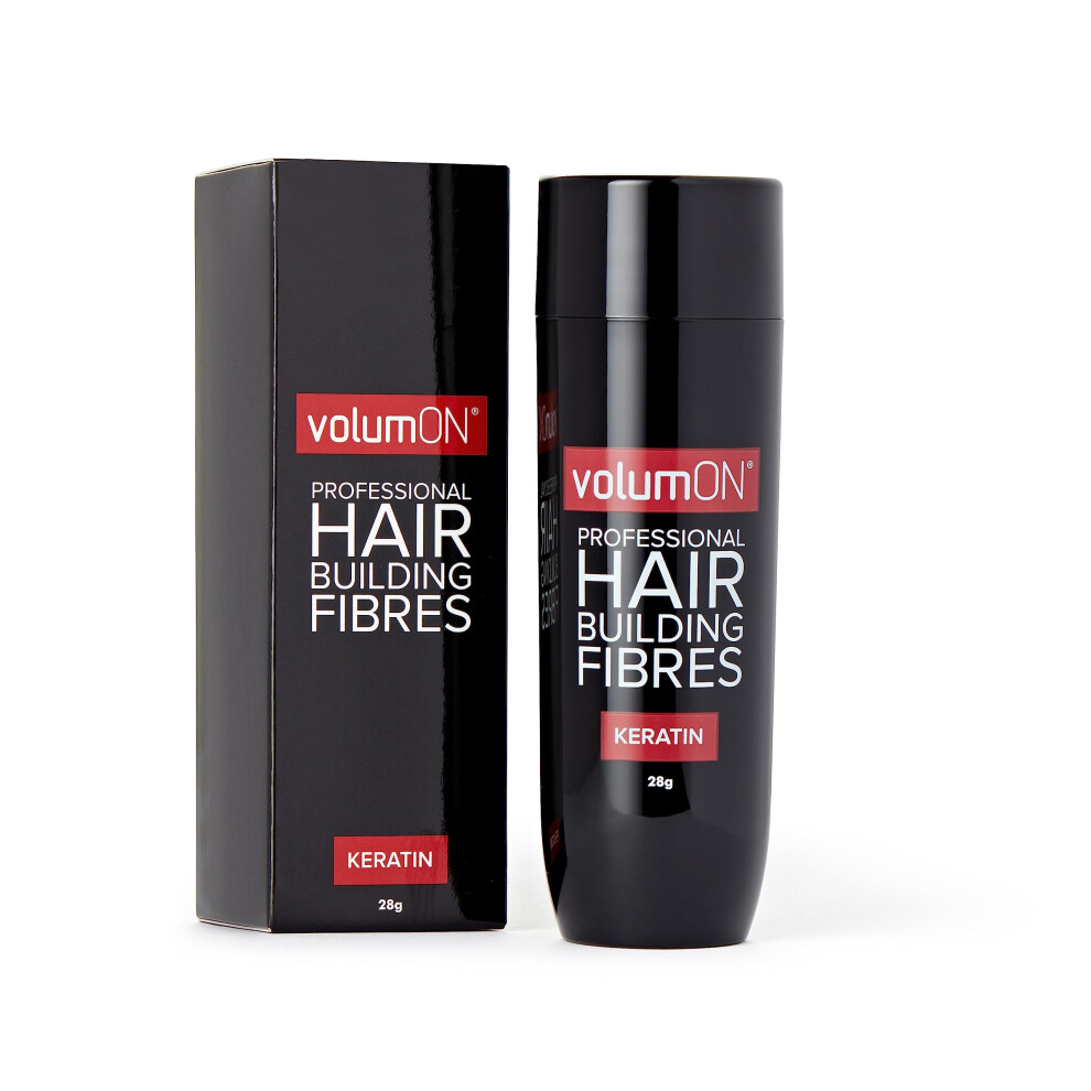 Volumon Light/Brown Professional Hair Building Fibres- Hair Loss Concealer- Keratin- 28G- Get Upto 30 Uses- Choose From 8 Colour Shades ( Brown)