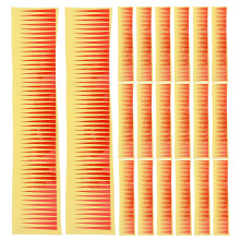 200Pcs Self Adhesive Red Pressure Gauge Indicator Stickers Waterproof