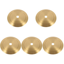 5Sets Golden Brass Lamp Shade Holder Ring Heavy Duty Lampshade Fitting
