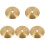 5Sets Golden Brass Lamp Shade Holder Ring Heavy Duty Lampshade Fitting 1