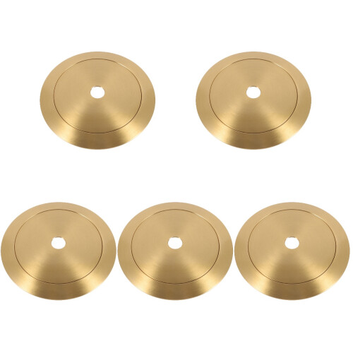 5Sets Golden Brass Lamp Shade Holder Ring Heavy Duty Lampshade Fitting