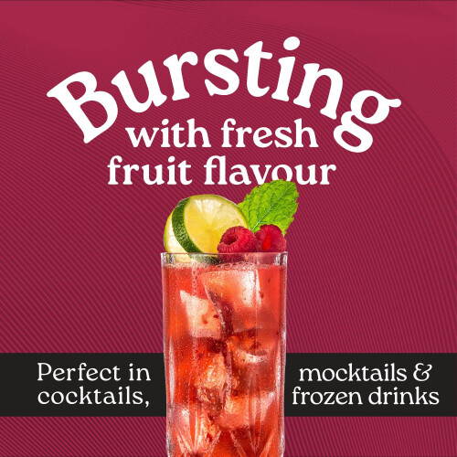 Finest Call Raspberry Puree | 1 Litre Bottle |Real Fruit | Cocktail Ingredient | 2