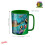3D LiveLife Drinking Cup - Tiny Bubbles from Deluxebase. 300ml Plastic Mug with Turtle Theme, Reusable Coffee Cup 3