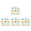 1200Pcs Portable Space Mini Erasers for Kids Drawing and Homework 1