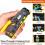 RJ45 Pass Through Crimping Tool Kit, All-in-One Ethernet Network Cable Crimper Set with Cable Tester, Cutter 2