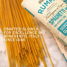 Rummo Gluten Free Spaghetti Pasta No.3 - Classic Italian Long-Strand Pasta, Expertly Made for Gourmet Meals, 340 g (Pack of 1)
