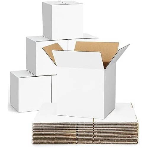 Caixas de envio pequenas (6x4x4 polegadas), pacote com 40 unidades