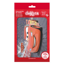 Dekora, Cars Edible Cake Topper, Decoration for Children's Birthday Cake, A5 Wafer