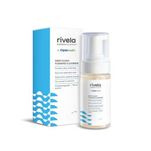 Rivela Dermascience Diepe Reiniging Schuimende Gezichtsreiniger | Verwijdert Dode Huidcellen | Voor Normale Tot Vette Huid | 1