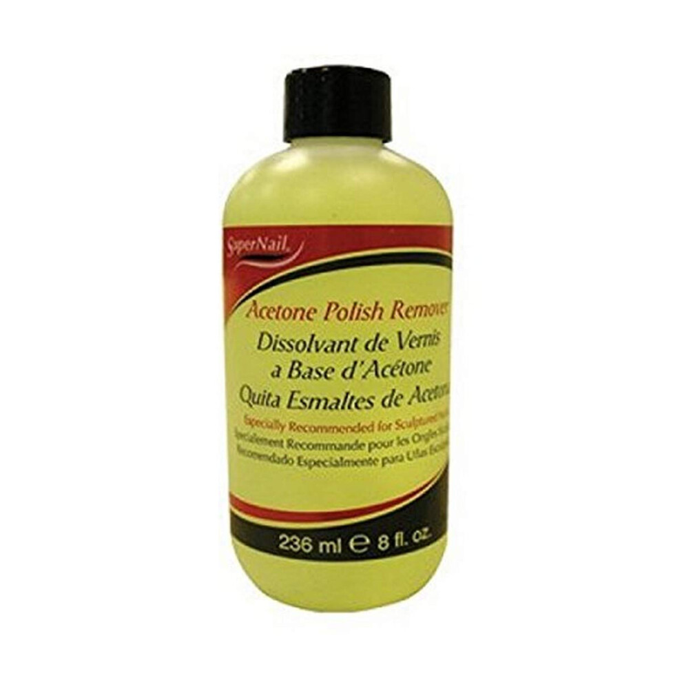 Supernail Super Nail Acetone Polish Remover, 8 Ounce