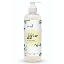 Jabón de Manos Natural Windmill para Piel Seca, Sin Fragancia, Certificado USDA - 450Ml