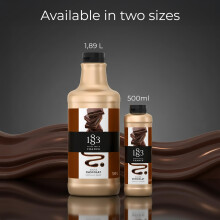 1883 Maison Routin Chocolate Sauce 500ml – Gourmet Topping for Dessert