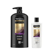 Tresemme Hair Fall Defense Shampoo 1 L & Conditioner 190 Ml, Med Keratin För Håravfallskontroll