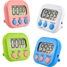 4-Piece Electronic Kitchen Timer with Countdown and Countup