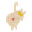 Cat Butt Crochet Coaster Set – Handmade, Absorbent, 1
