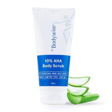 Be Bodywise 10% Milchsäure AHA Körperpeeling zur Entfernung von Bräune & für weiche Haut | Für Frauen