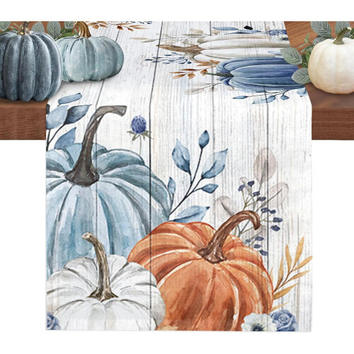 Cotton Linen Table Runner 33 x 122 cm