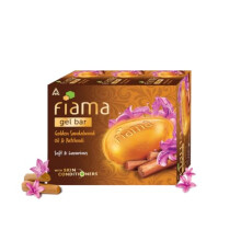 Fiama Gel Tvål Gylden Sandelträolja Och Patchouli Med Hudvårdande Ingredienser, 375G (125G - 3-Pack), Så