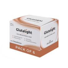 Glutalight mydlo | Mydlo s glutathionom | Mydlo na odstránenie opálenia | Balíček 6 ks