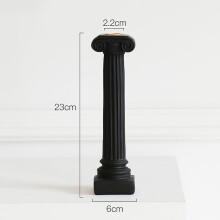 Greek Style Roman Column Resin Candle Holder