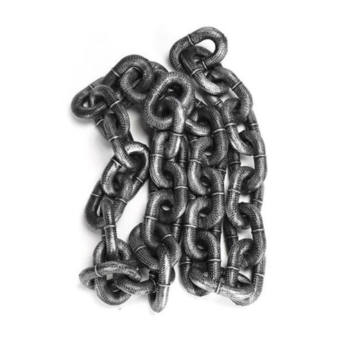 Plastic Halloween Decorative Chain Antique Silver 1m
