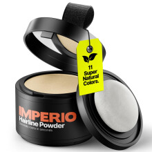 IMPERIO Polvere per Ritocco Radice per Coprire la Perdita di Capelli - Polvere per Capelli per Uomini e Donne