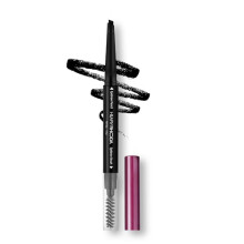 Hilary Rhoda Brow Artist Augenbrauenstift | Doppelendiger & natürlicher Finish | Wischfest & langanhaltend | 0.3G (Schwarz-01)