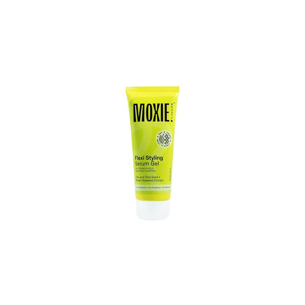 Moxie Beauty Flexi Styling Serum Gel - Medium Hold & 94% Users Reported Frizz Reduction | Non-Crunchy, Non-Sticky | For Frizzy, Dry, Wavy, Curly Hair