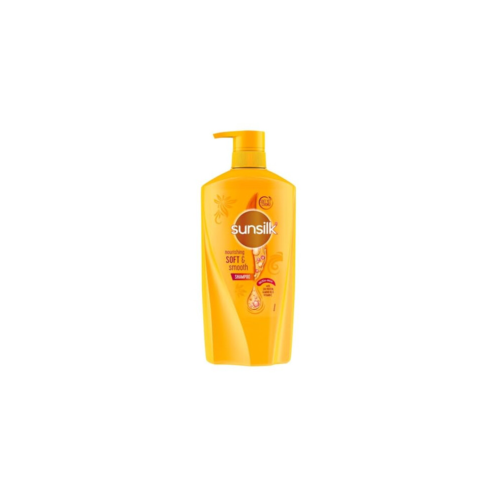 Sunsilk Black Nourishing Soft & Smooth Shampoo, 650 Ml
