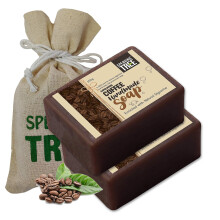 Speaking Tree Exfolierande Kaffe Handgjord Tvål 100G (Pack Om 2) | Speciellt Formulerad Med Naturliga Ingredienser