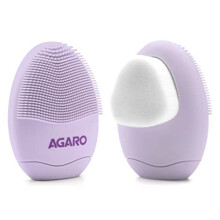 Agaro Cb2105 Ansiktsrengöringsborste, 2-i-1 Mjuk Borste & Silikonborste för Exfoliering