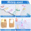 Paper Clips Assorted Size 400 Pieces,Large Medium Small Coloured Paperclips,Durable and Rustproof Paper Clip for Paperwork Office School Document 3