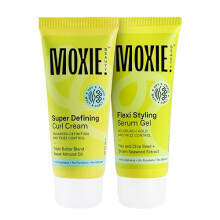 Moxie Beauty Curly Vibe Setter Reise Duo | Definiert Locken & Beibehaltung von 96% Feuchtigkeit