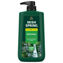 Irish Spring Original Gel Douche Hydratant pour Hommes, Fraîcheur 24h, Gel Visage et Corps