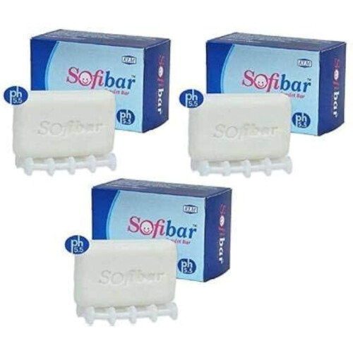 Klm Sofibar Syndet Tvål, Mandel, 3-Pack