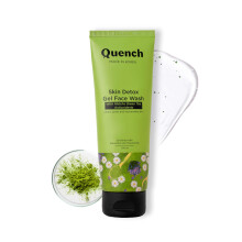 Quench Skin Detox Gel Gezichtsreiniger Met Matcha Groene Thee | Koreaanse Reiniging Voor Vette & Acne-Haut | Gemaakt In Korea (100ml)