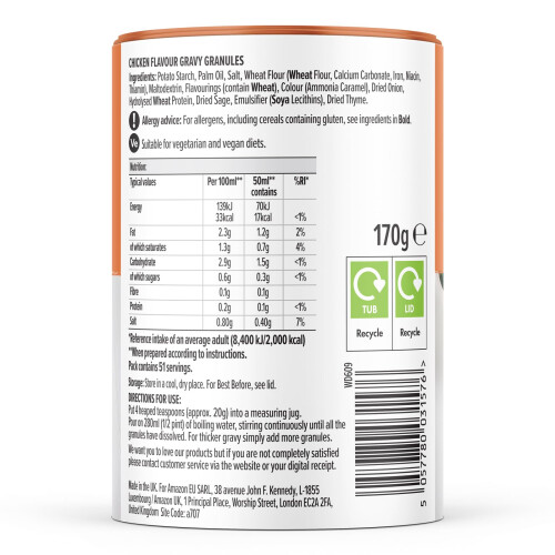 by Amazon Chicken Gravy Granules 170g Pack of 2