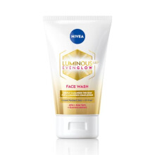 Nivea Luminous Even Glow Gel Lavante Viso Formula Senza Olio, Con AHA, Aloe Vera, Guarana, 100Ml