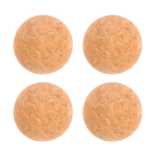 Bouchons de vin jaunes en forme de boule (4 pièces)